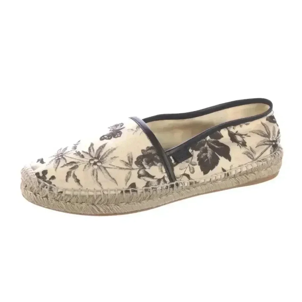 Gucci Canvas Floral Print Espadrille 39